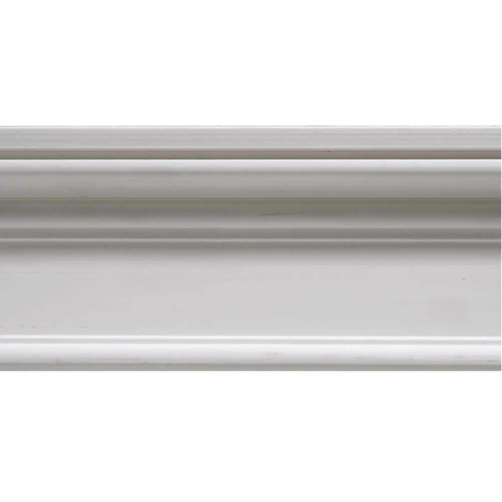 Ornamental Mouldings OML13G-4FT .75 in. D X 3.5 in. W X 47.5 in. L Primed White Hardwood Casing Moulding