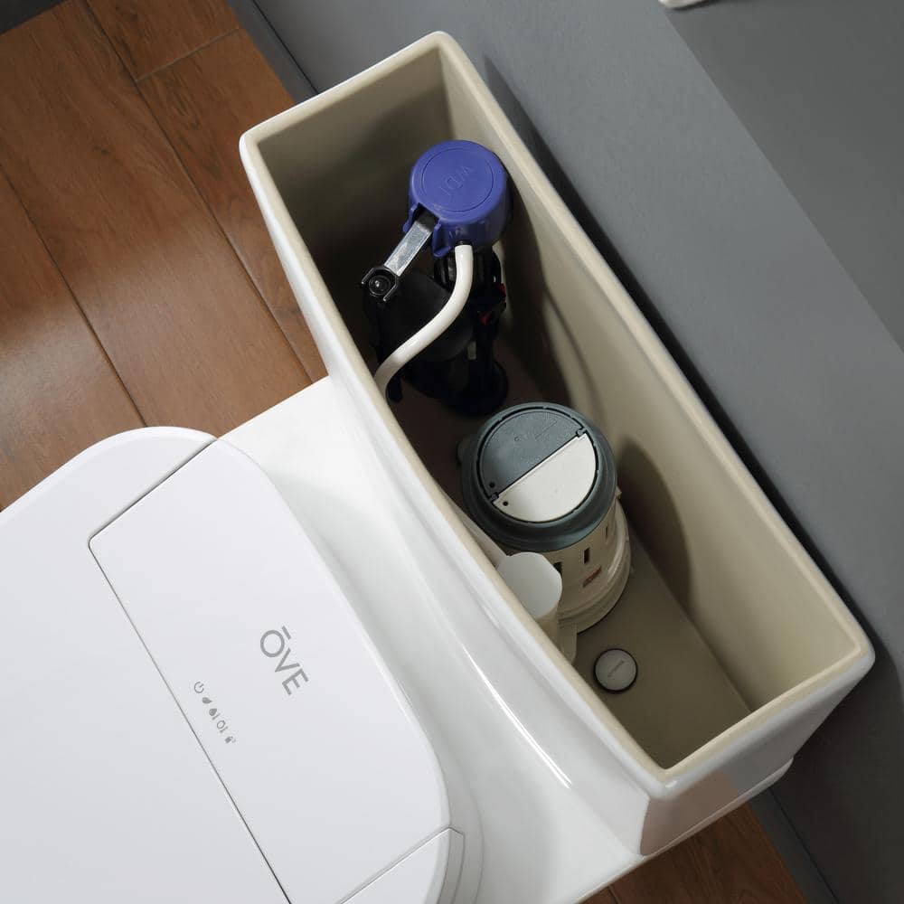 OVE Decors Felix Elongated Smart Bidet Toilet in White