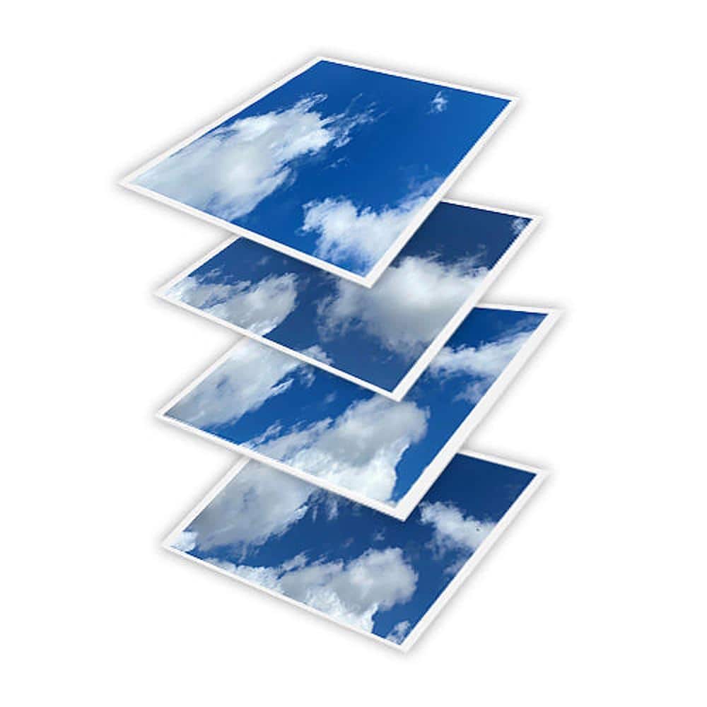 BEYOND LED TECHNOLOGY 2 ft. x 2 ft. 5070 Lumens Integrated LED Panel Light 6000K (Pack of 4)
