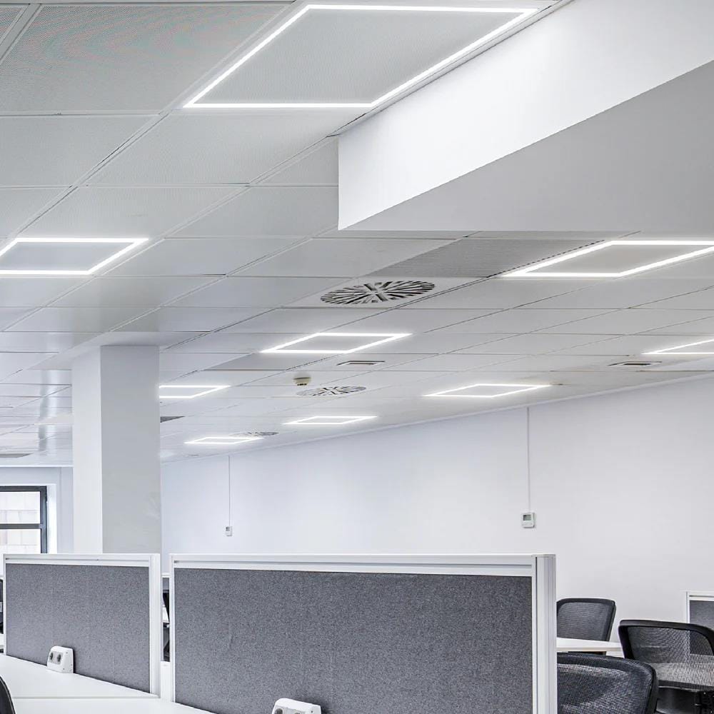 23.47 in. x 0.59 in. 4800 Lumen Integrated LED Panel Light (4-Pack)
