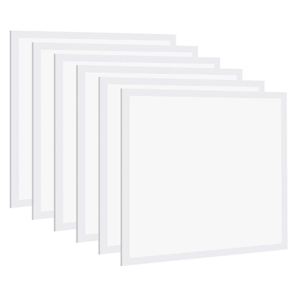 WYZM 2 ft. x 2 ft. 5800 Lumens Integrated LED Flat Panel Light 5000K Bright White Dimmanle 0-Volt-10-Volt (16-Pieces)