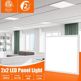 WYZM 2 ft. x 2 ft. Integrated LED Flat Panel Light 5000K Dimmable 0-Volt to 10-Volt 5800 Lumens LED Troffer Light (4-Pack)