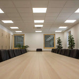 Honbei 2 ft. x 2 ft. 5800LM Integrated LED Panel Light 5000K 2 x 2 LED Recessed Back-Lit Drop Ceiling Light ETL Listed (6-Pack)