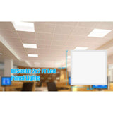 Honbei 2 ft. x 2 ft. 5800LM Integrated LED Panel Light 5000K 2 x 2 LED Recessed Back-Lit Drop Ceiling Light ETL Listed (6-Pack)