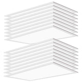 Honbei 2ft. x 4ft.7800 Lm Integrated LED Panel Light,5000K Recessed Edge-Lit 2x4 LED Flat Panel Light 110-277V 16 Pack
