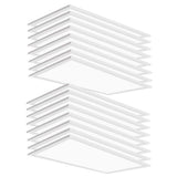 WYZM 2 ft. x 4 ft. 175-Watt Equivalent Integrated White LED Troffer Panel Light 7800lumen 5000K LED Panel Light (20-Pack)