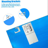 Honbei 2 ft. x 4 ft. 7800 Lumens Integrated LED Panel Light, 5000K Recessed Edge-Lit ETL Listed Troffer Light Fixture (8-Pack)