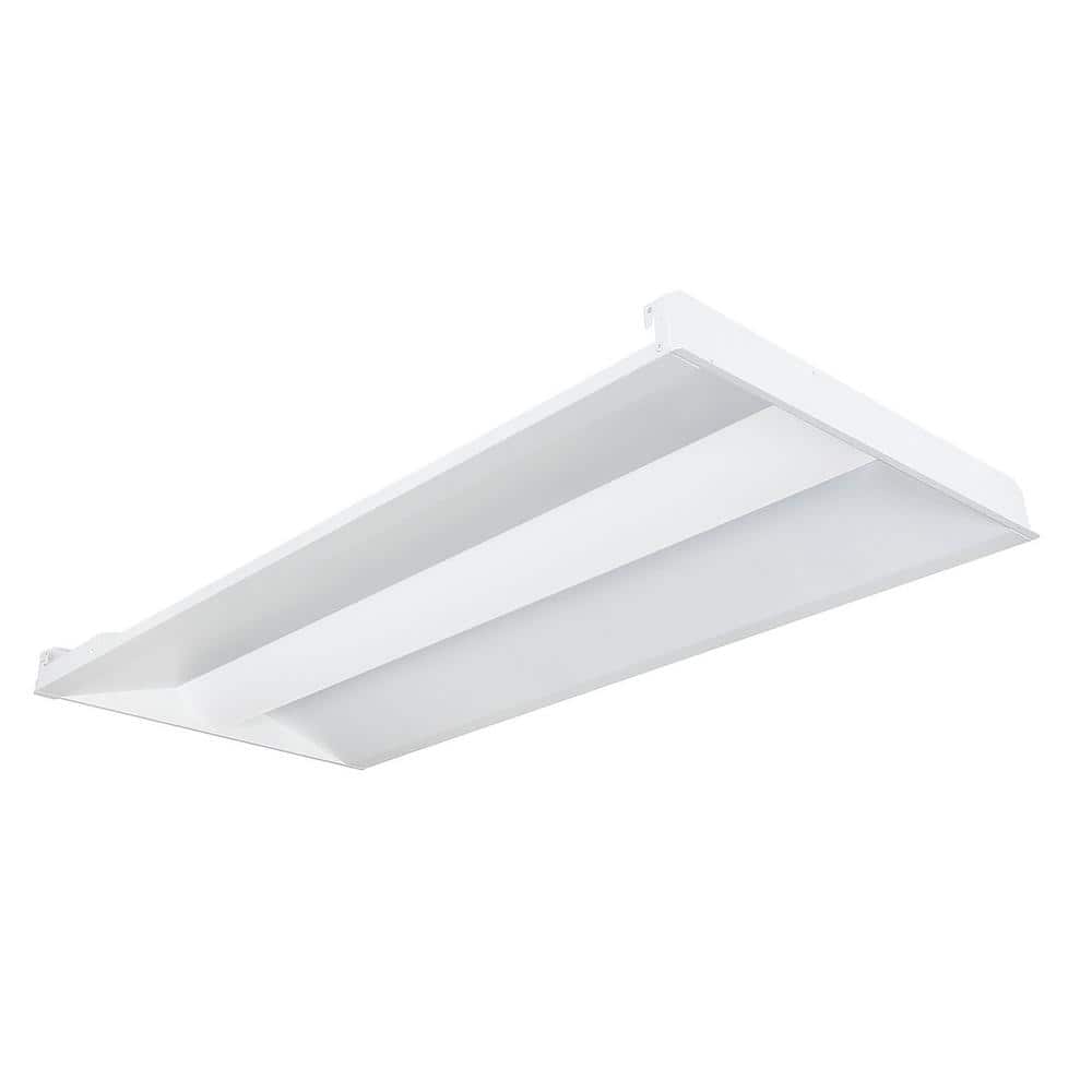 LEDVANCE 2 ft. x 4 ft. 25-Watt/30-Watt/34-Watt Value LED Selectable Volumetric Troffer 3100 Lumens/3750 Lumens/4250 Lumens, White