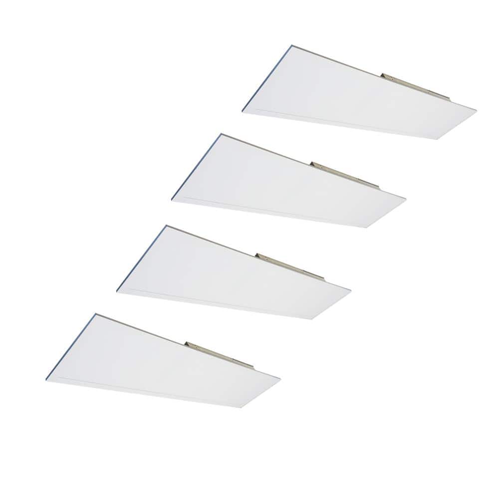 MEDINAH POWER 1x4 LED Back-Lit Panel, Adjustable Watt and CCT with 12V Aux and Usmart Cover (4-Pack)