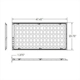 ENERGETIC LIGHTING ENERGETIC 2 Pack E2BPL 2ft. x 4ft. 4500 Lumens Integrated LED Panel Light, 4000K Cool White Dimmable 36W Flat Panel