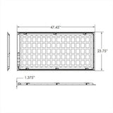 ENERGETIC LIGHTING E2BPL 2 ft. x 4 ft. 5000 Lumens Integrated LED Panel Light, 4000K Cool -Watthite Dimmable 40-Watt Flat Panel (2-Pack)