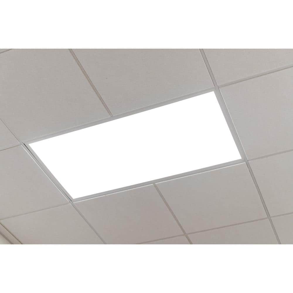 ENERGETIC LIGHTING E2BPL 2 ft. x 4 ft. 5000 Lumens Integrated LED Panel Light, 4000K Cool -Watthite Dimmable 40-Watt Flat Panel (2-Pack)