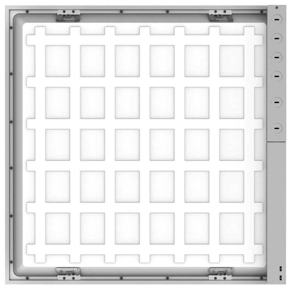 LEDone 2 ft. x 2 ft. 3750 Lumens PMMA Lens Integrated LED Panel Light, 5000K (4-Pack)