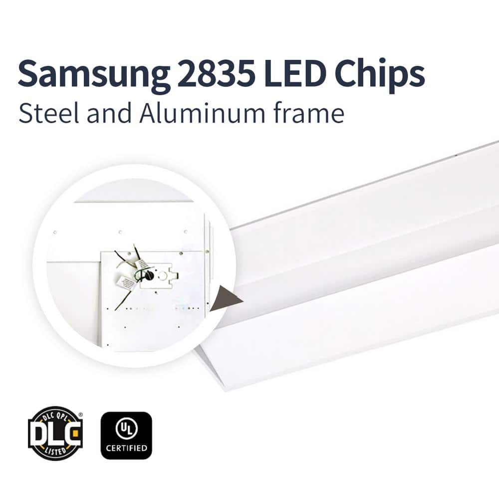 LEDone 2 ft. x 4 ft. 29-Watt Equivalent Integrated LED White Retrofit and Troffer, 5000K (1-Pack)