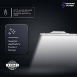 MEDINAH POWER 2 ft. x 4 ft. Integrated LED Watt/CCT Selectable White Troffer Retrofit Kit, 4250-5625 Lumens, 3500/4000/5000K (2-Pack)