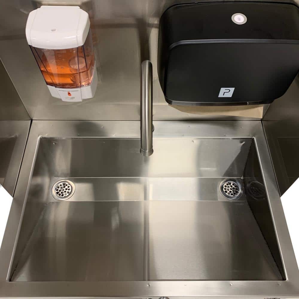 Paragon Pro Series Portable 5 Gal. 18.5 in. D x 26 in. Freestanding Laundry/Utility Sink in White
