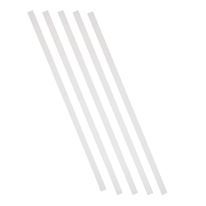 Pegatha 26 in. x 3/4 in. White Aluminum Square Deck Railing Baluster (5-Pack)