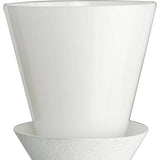 Progress Lighting Pinellas 30 in. Contemporary White Plaster Chandelier with Opal Glass Shades