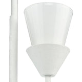 Progress Lighting Pinellas 30 in. Contemporary White Plaster Chandelier with Opal Glass Shades
