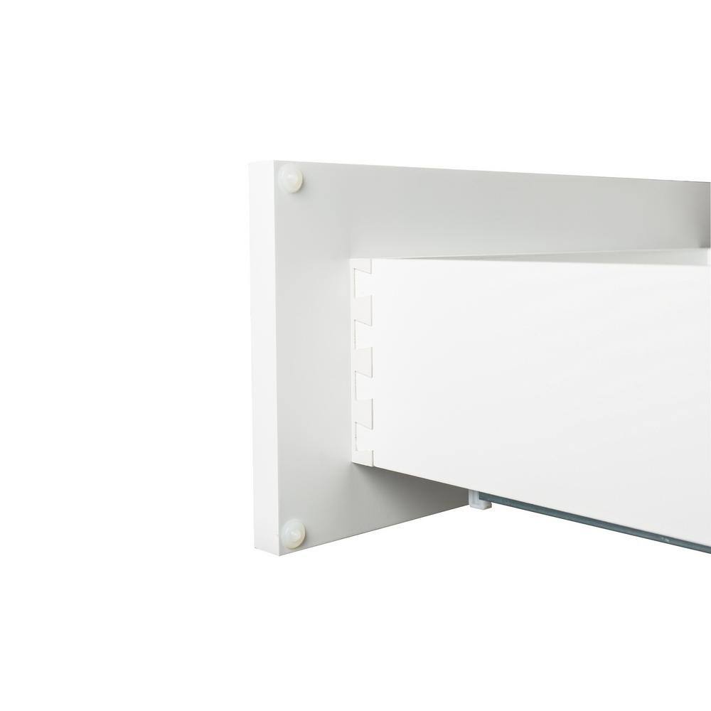 Plywell Ready to Assemble 27x34.5x24 in. Shaker Base Cabinet with 2-Door and 1 Drawer in White