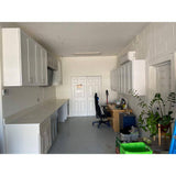 Plywell Ready to Assemble 27x34.5x24 in. Shaker Base Cabinet with 2-Door and 1 Drawer in White