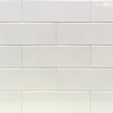 Ivy Hill Tile Essential White 3 in. x 6 in. x 6 mm Polished Ceramic Wall Subway Tile (11.73 sq. ft./case)