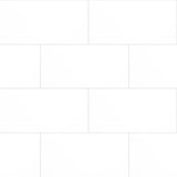 White 12 in. x 24 in. Matte Porcelain Floor and Wall Tile (11.64 sq. ft./Case)