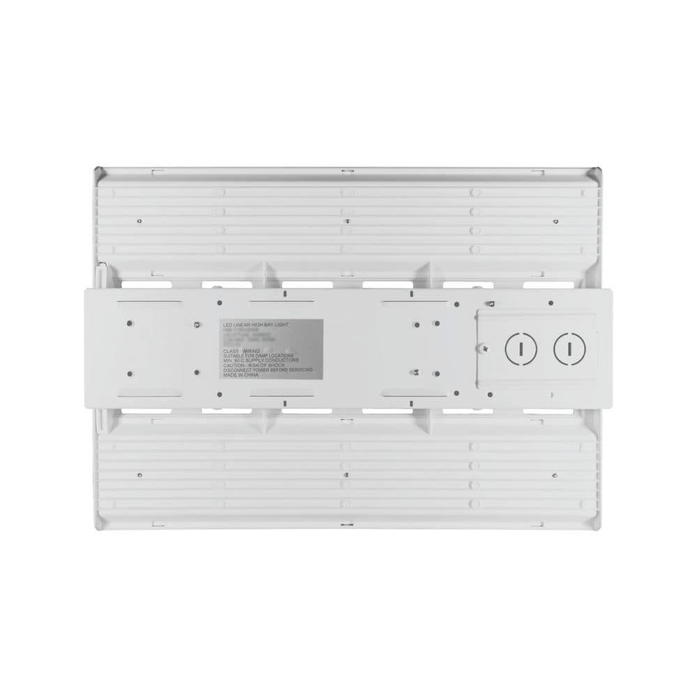 NICOR HML1 1 ft. 700-Watt Equivalent Integrated LED White Slim High Bay Light with Sensor Socket 5000K
