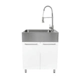 Presenza All-in-One Stainless Steel Drop-In Sink and Cabinet with Faucet