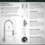 Presenza All-in-One Stainless Steel Drop-In Sink and Cabinet with Faucet