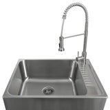 Presenza All-in-One Stainless Steel Drop-In Sink and Cabinet with Faucet