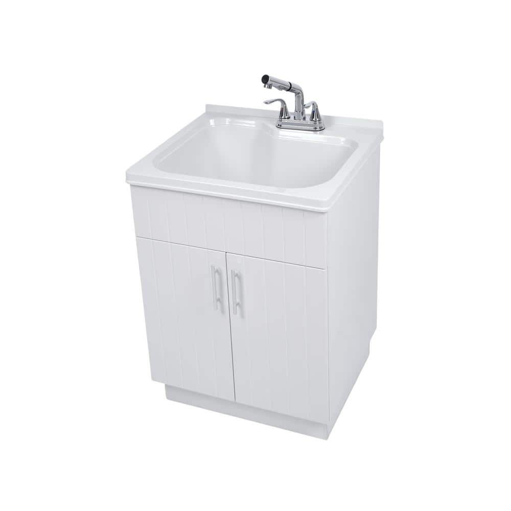 Presenza Shaker Laundry Cabinet Kit with Pull-Out Faucet
