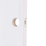 Steves & Sons 24 in. x 80 in. Premium Flush Primed White Left-Hand Outswing Steel Prehung Front Door with 4-9/16 in. Frame