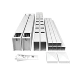 Bella Premier Series/Select 36 in. Vinyl Railing Gate Kit with Sq Bal White