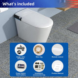 RAINLEX Elongated Smart Bidet Toilet with Heated Seat and Remote Control