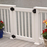 RDI 3 ft. Standard Gate Kit for Square Baluster Original Rail, Deck Rail, Porch Rail or Titan XL