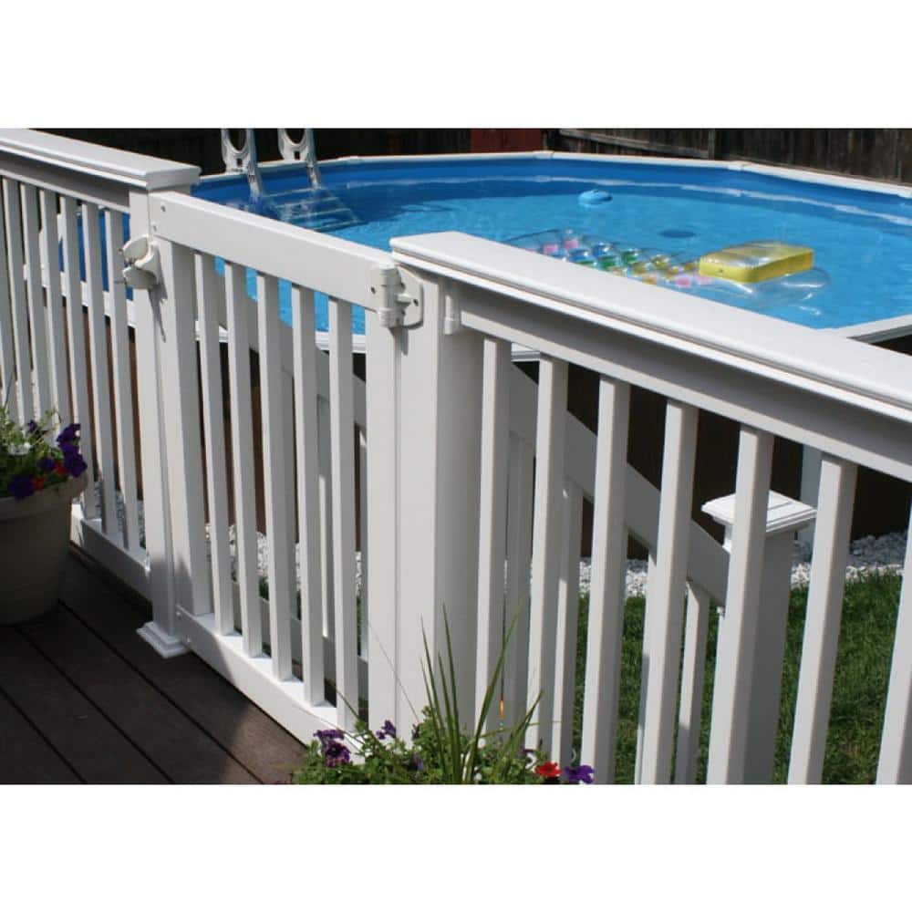 RDI 3 ft. Standard Gate Kit for Square Baluster Original Rail, Deck Rail, Porch Rail or Titan XL