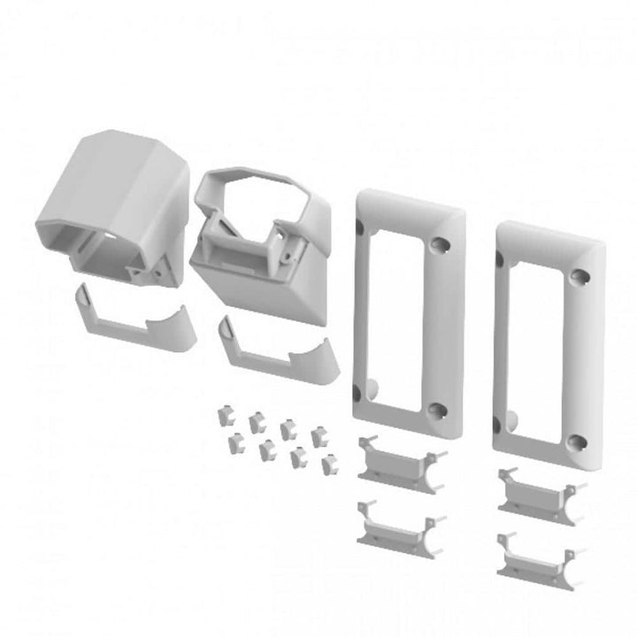 RDI Original Rail White Vinyl Stair Mounting Bracket Kit (2-Pair)