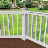RDI T-Top Swivel Level to Angle Bracket Set in White (2 Top and 2 Bottom Brackets)