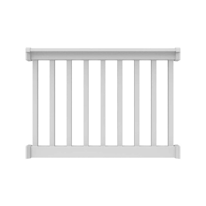 RDI Finyl Line 4 ft. x 36 in. H T-Top Level Rail Kit in White
