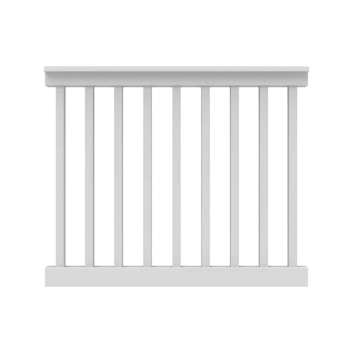 RDI Finyl Line 4 ft. x 42 in. H T-Top Level Rail Kit in White