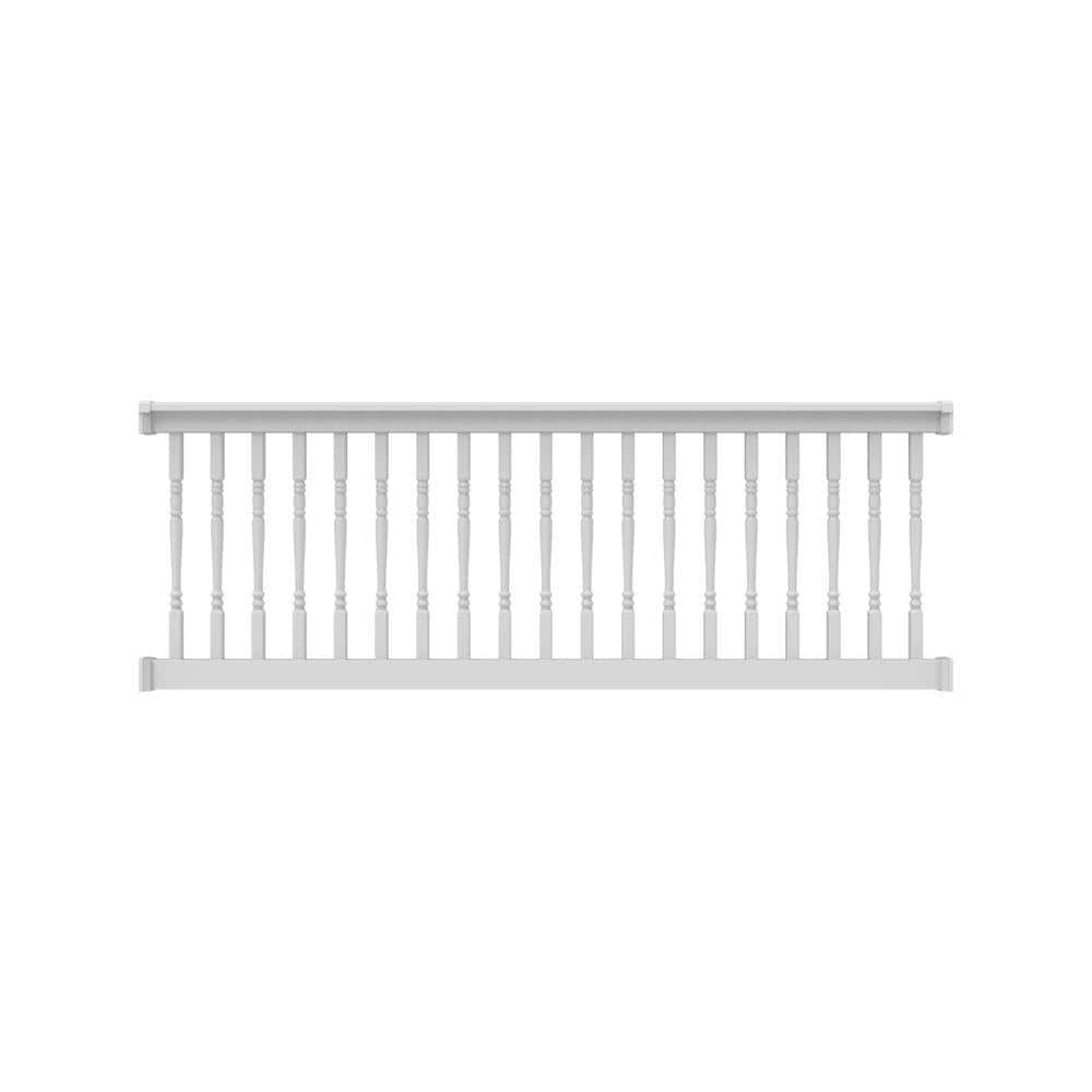 RDI Finyl Line 8 ft. x 36 in. H - T-Top Level Rail Kit, White