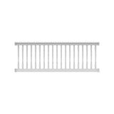 RDI Finyl Line 8 ft. x 36 in. H - T-Top Level Rail Kit, White