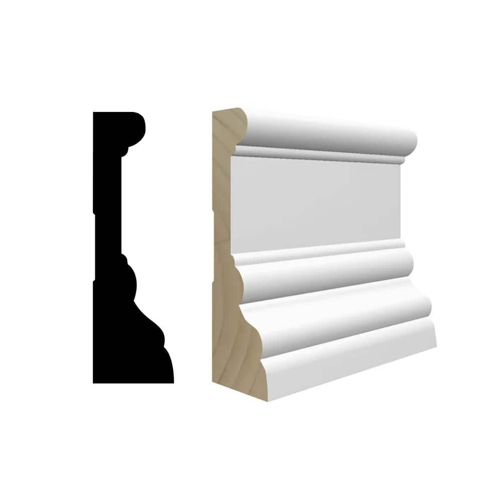 RESO RMC DEL 1 in. D x 3-1/4 in. W x 99 in. L Primed Finger-Joined Pine Casing Molding 10-Pieces 80 ft. Total