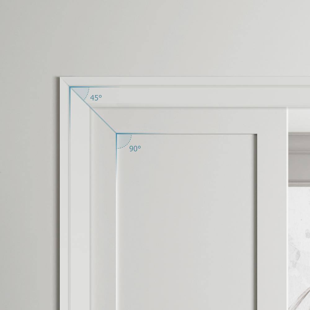 RESO RT 252 5/8 D in. x 2-1/2 W x 84 L in. Primed Pine Wood Finger-Joined Moliding Casing for 22 in. Door One Side