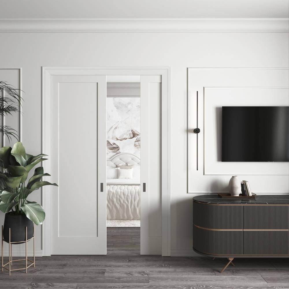 RESO RT 252 5/8 D in. x 2-1/2 W x 84 L in. Primed Pine Wood Finger-Joined Molding Casing for 32 in. Door Two Side