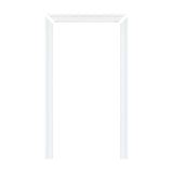 RESO RT 252 5/8 D in. x 2-1/2 W x 84 L in. Primed Pine Wood Finger-Joined Molding Casing for 32 in. Door Two Side
