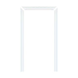 RESO RT 352 5/8 D in. x 3-1/2 W x 84 L in. Primed Pine Wood Finger-Joined Moliding Casing for 48 in. Door One Side