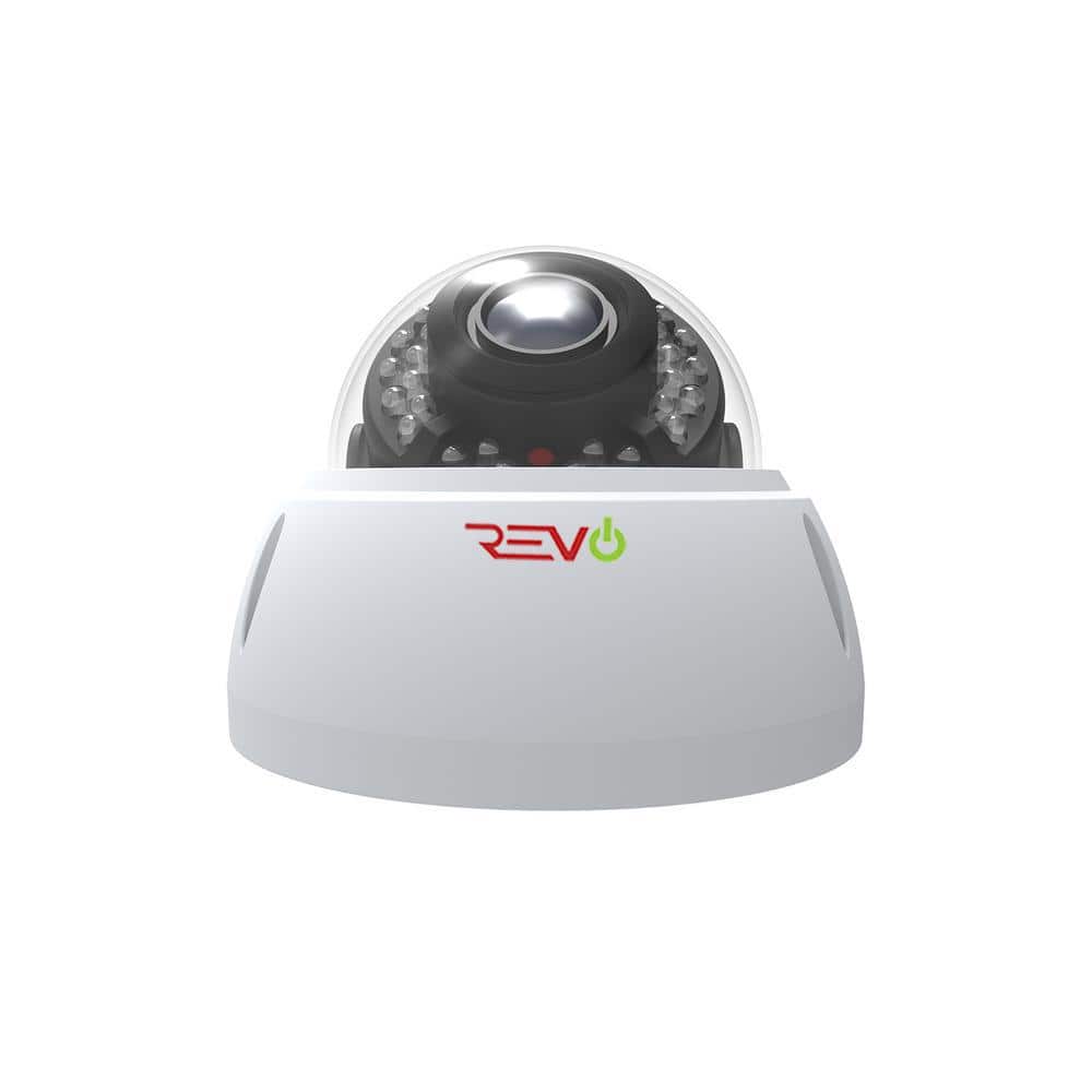 Revo Aero HD 1080p Wired Indoor/Outdoor CCD Vandal Dome Surveillance Camera