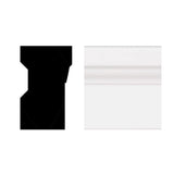 Royal Mouldings 10 ft. x 1-63/64 in. x 1-15/64 in. Vinyl Brick Molding